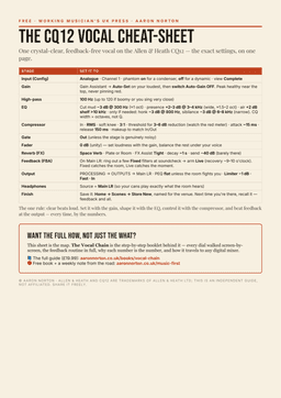 CQ12 Vocal Cheat-Sheet