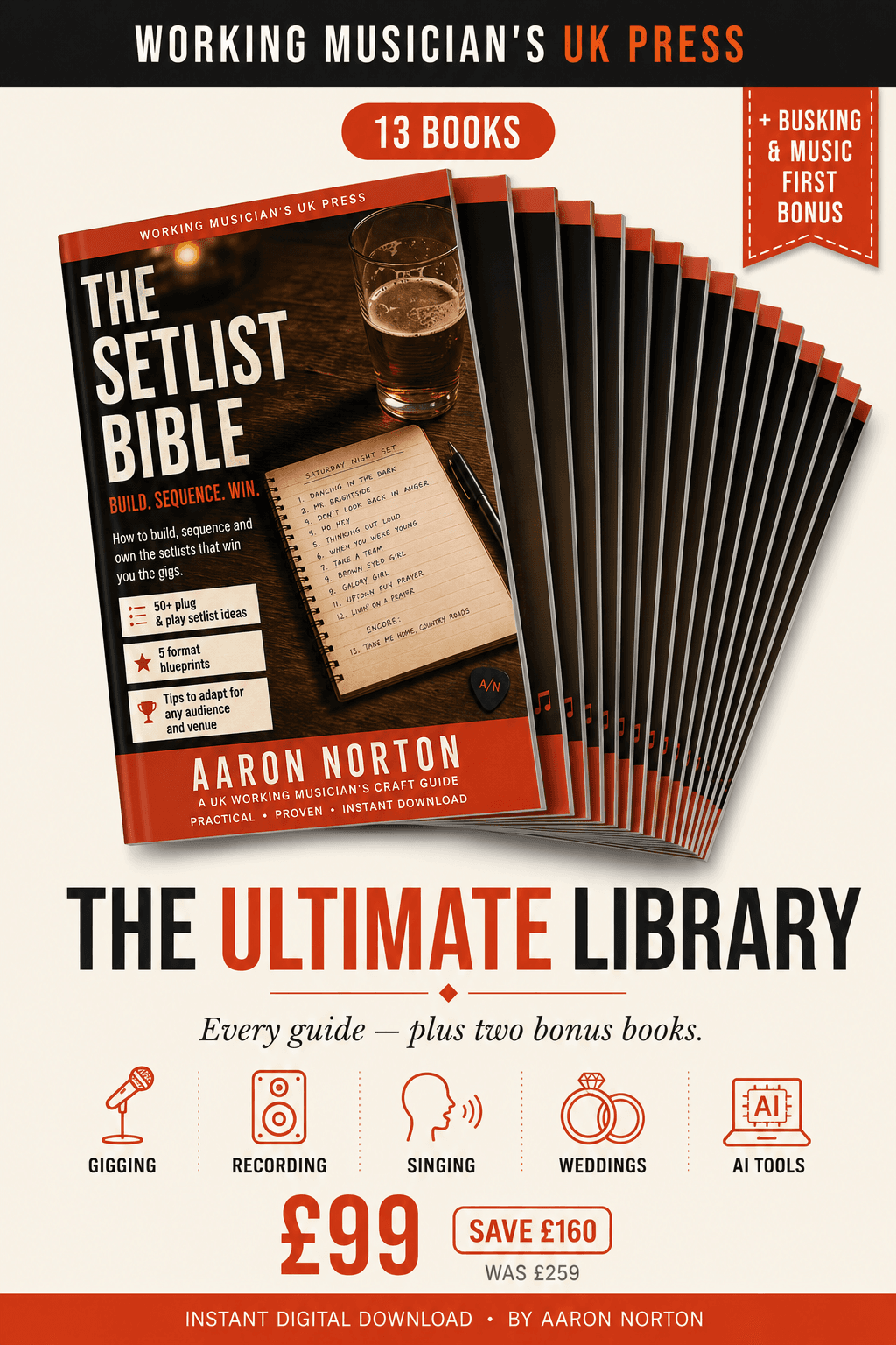 The Ultimate Independent Musician's Library — all 15 books