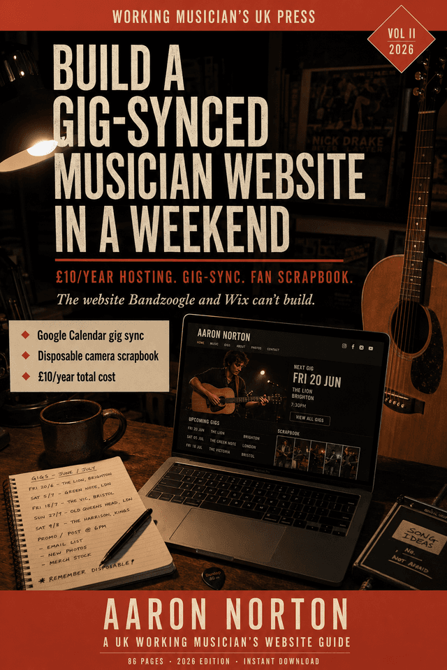 Build a Gig-Synced Musician Website